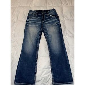 Buckle black jeans men’s